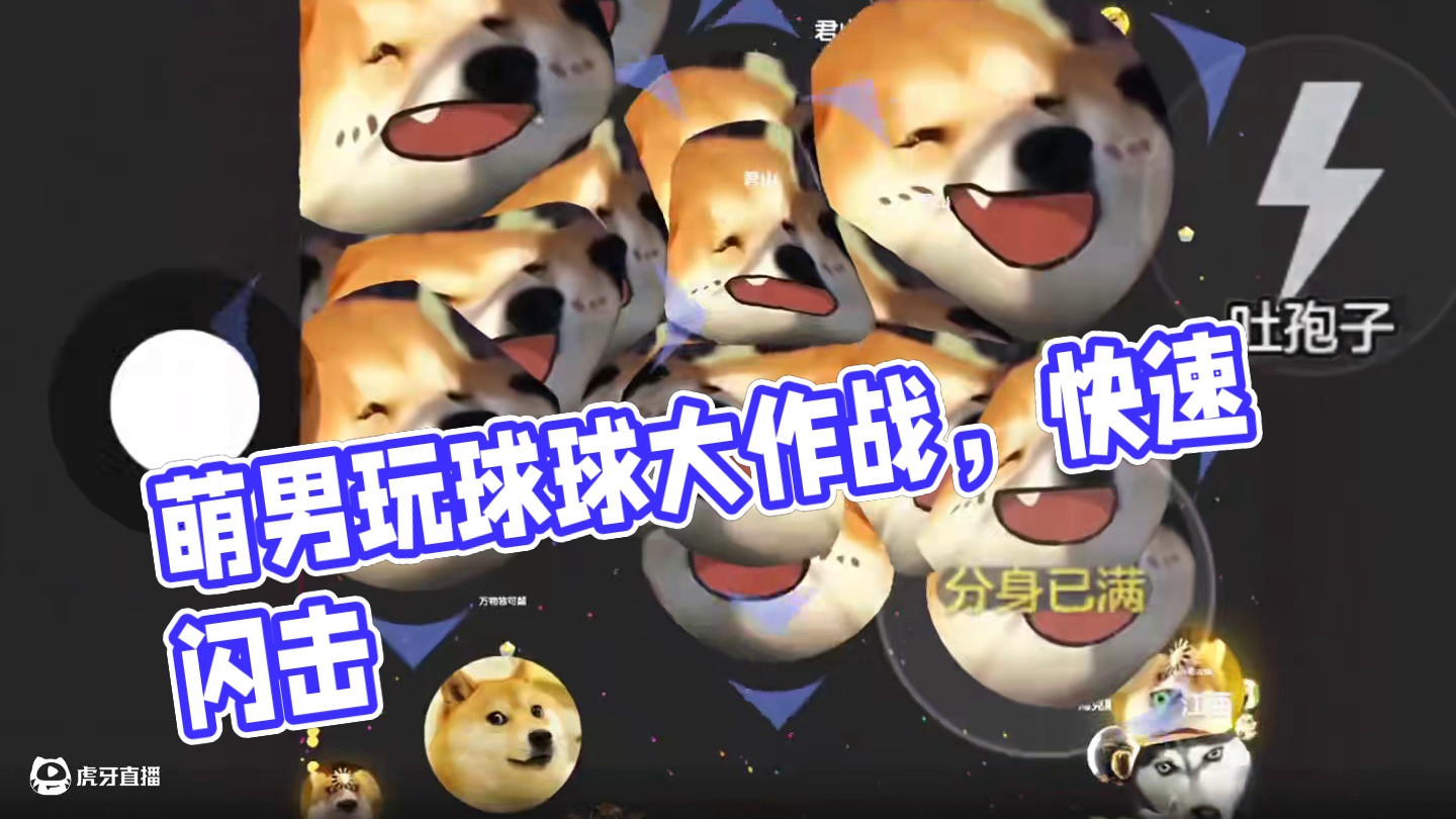 这才是萌男该玩的！#球球大作战君山#球球大作战 #球球大作战闪击战