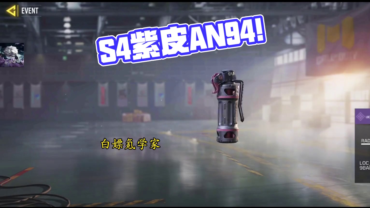 斜插弹匣AN94皮肤？超多改模皮！S4无限境界全紫皮预览！#使命召唤手游 #七人传奇