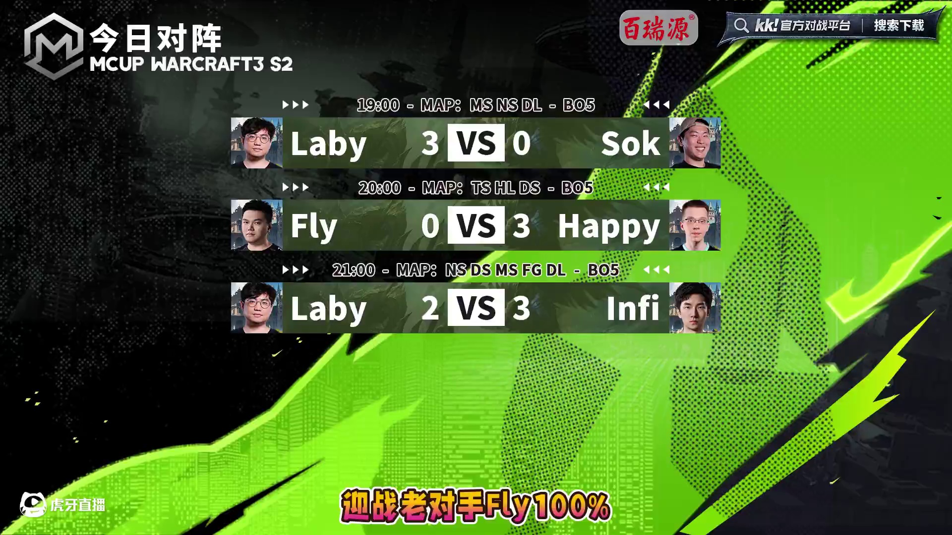 Happy胜Fly，Infi进败决！ 4月20日M-cup魔兽争霸趣味赛第2赛季淘汰赛第3天战报！#