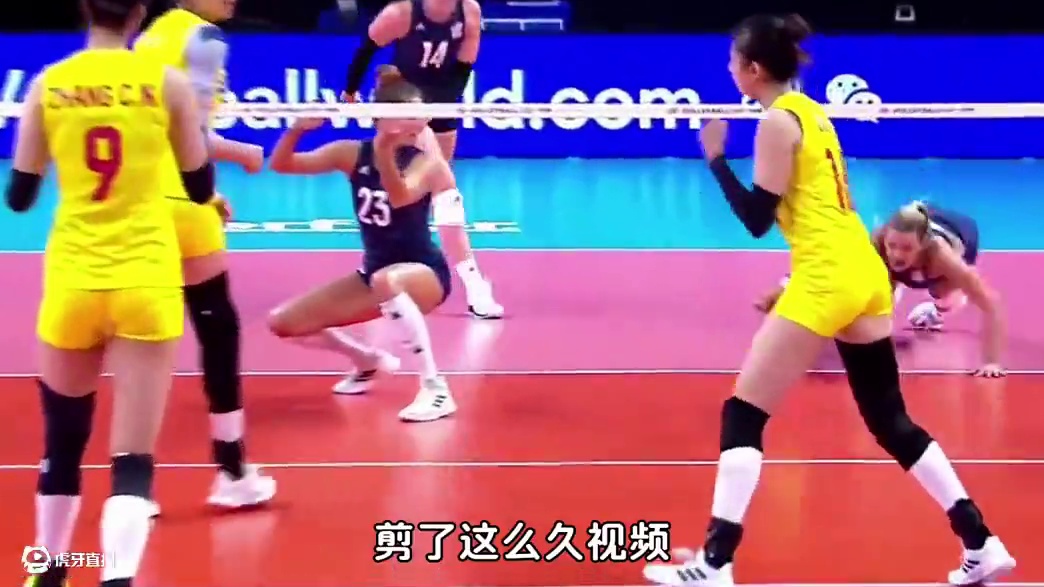 龚翔宇在四号位的进攻令人拍案叫绝，切出一记无敌小斜线。#中国女排 #龚翔宇