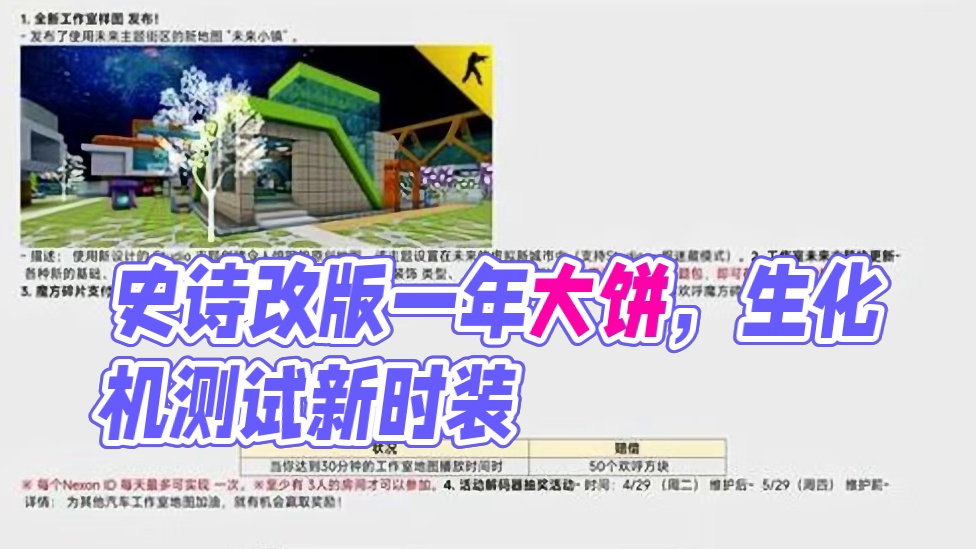 史诗级改版一年大饼终于吃上了 反恐精英online CSOL