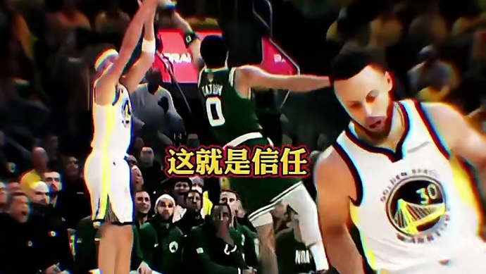 汤神投个球，库里把杯都装了