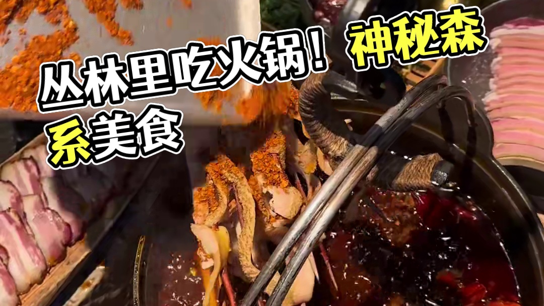我们去丛林里吃火锅吧！森里森气，特别神秘！ #五一美食雷达已启动 #被低估的宝藏心动餐厅 #五一全国