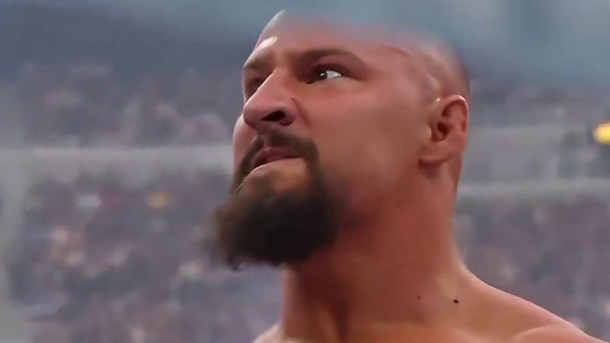 多米尼克vs芬巴洛尔vs布朗布雷克vs潘塔，精彩比赛！ #WWE #多米尼克 #芬巴洛尔 #布朗布雷