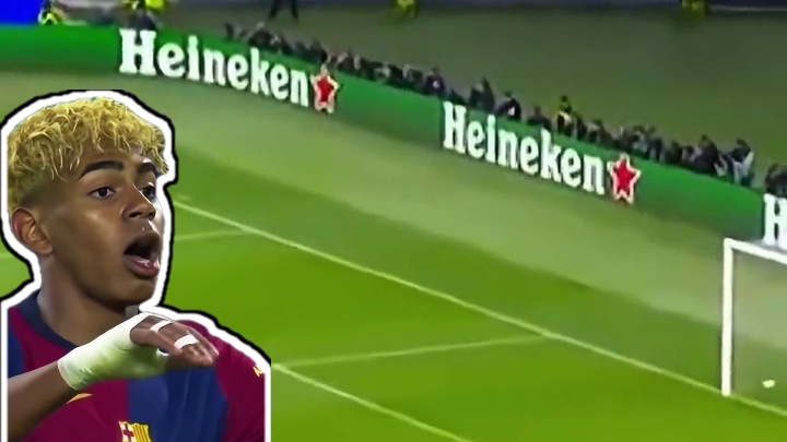 金球表现！亚马尔对国米搓射破门当选欧冠半决赛首回合最佳进球 #足球