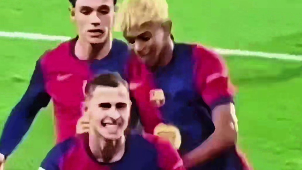 现场实拍赫拉德马丁助攻费尔明建功逆转取胜