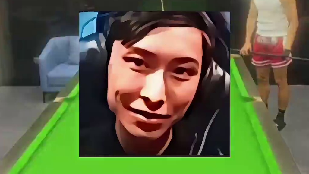 啊龙:真正想赢的人脸上是看不懂笑容的 #coke #周楷恒 #台球 #直播录屏分享