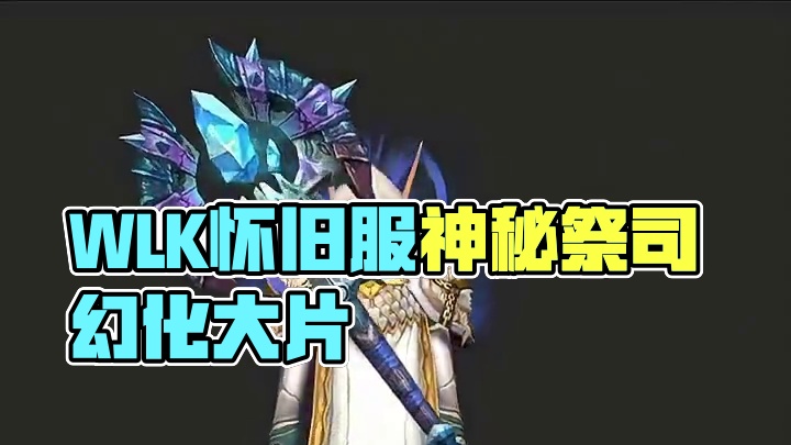 WLK怀旧服布甲通用幻化，化身神秘祭司，附调料包 #魔兽世界 #魔兽世界怀旧服 #魔兽世界巫妖王终章