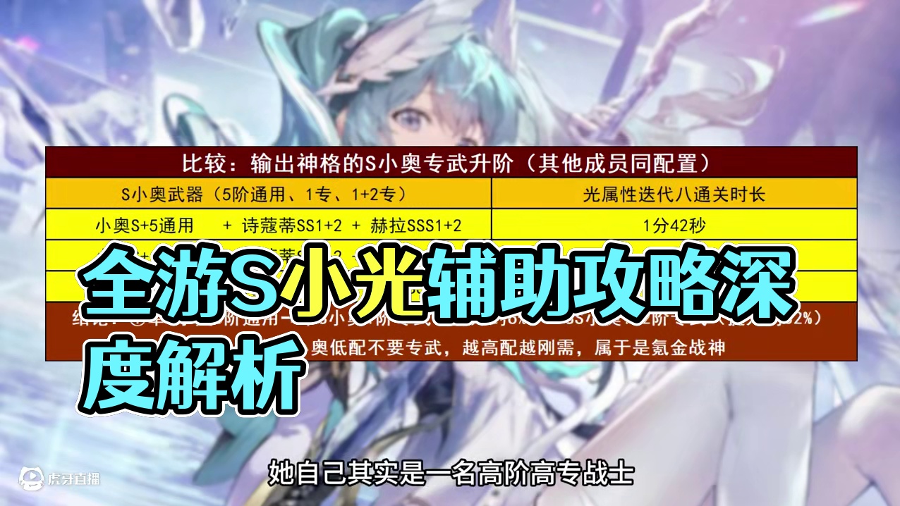 全游最强光辅助，我们光队真的太强辣 S小奥测评攻略 #深空之眼创作企划 #深空之眼三周年 #深空之眼