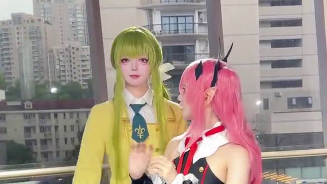 叫上你175的闺蜜陪你玩 #搞笑 #闺蜜 #cccos #克鲁鲁cos #充能计划