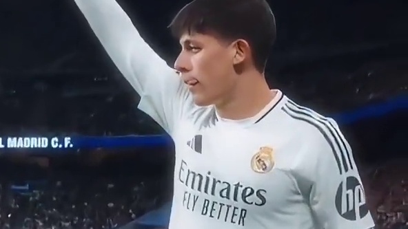 下一个站在伯纳乌角旗边的是——#足球