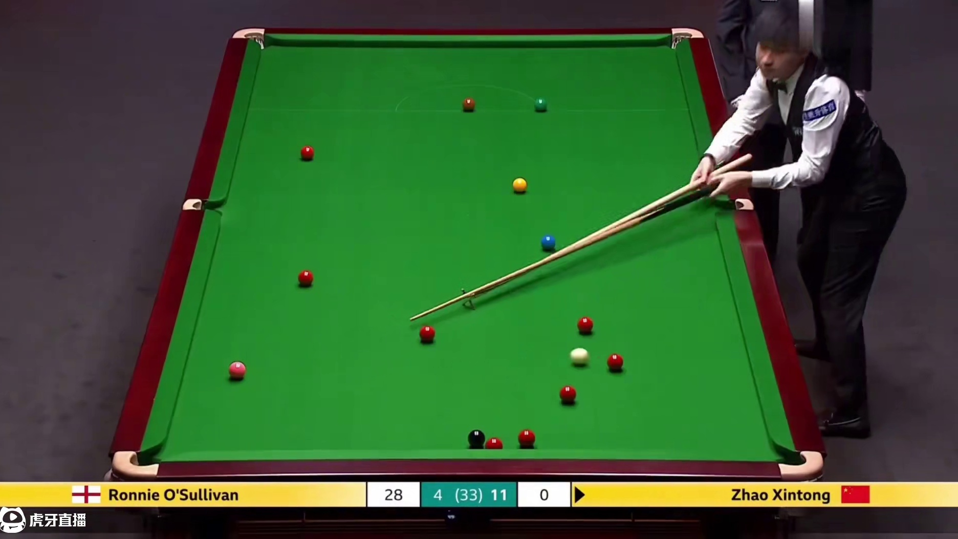 赵心童状态爆炸，不可思议的八连鞭诞生了