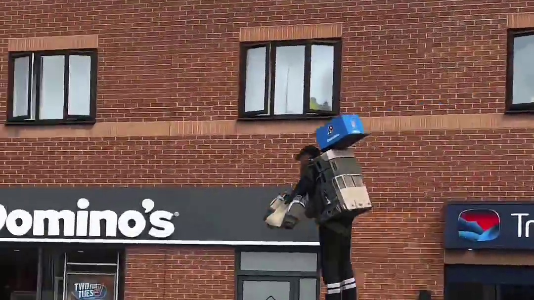 叮！您的外卖已送达#极限运动 #单兵飞行器 #火箭飞行兵 #喷气背包飞行器 #飞一般的感觉