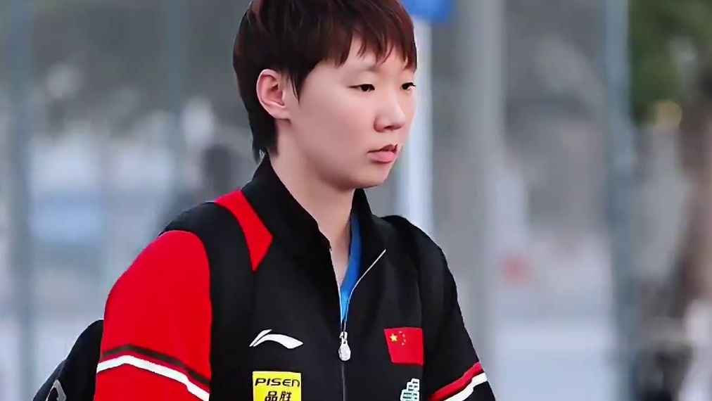 今天又是最后一个下训，孙颖莎是练得最多的一个，邱指没说错