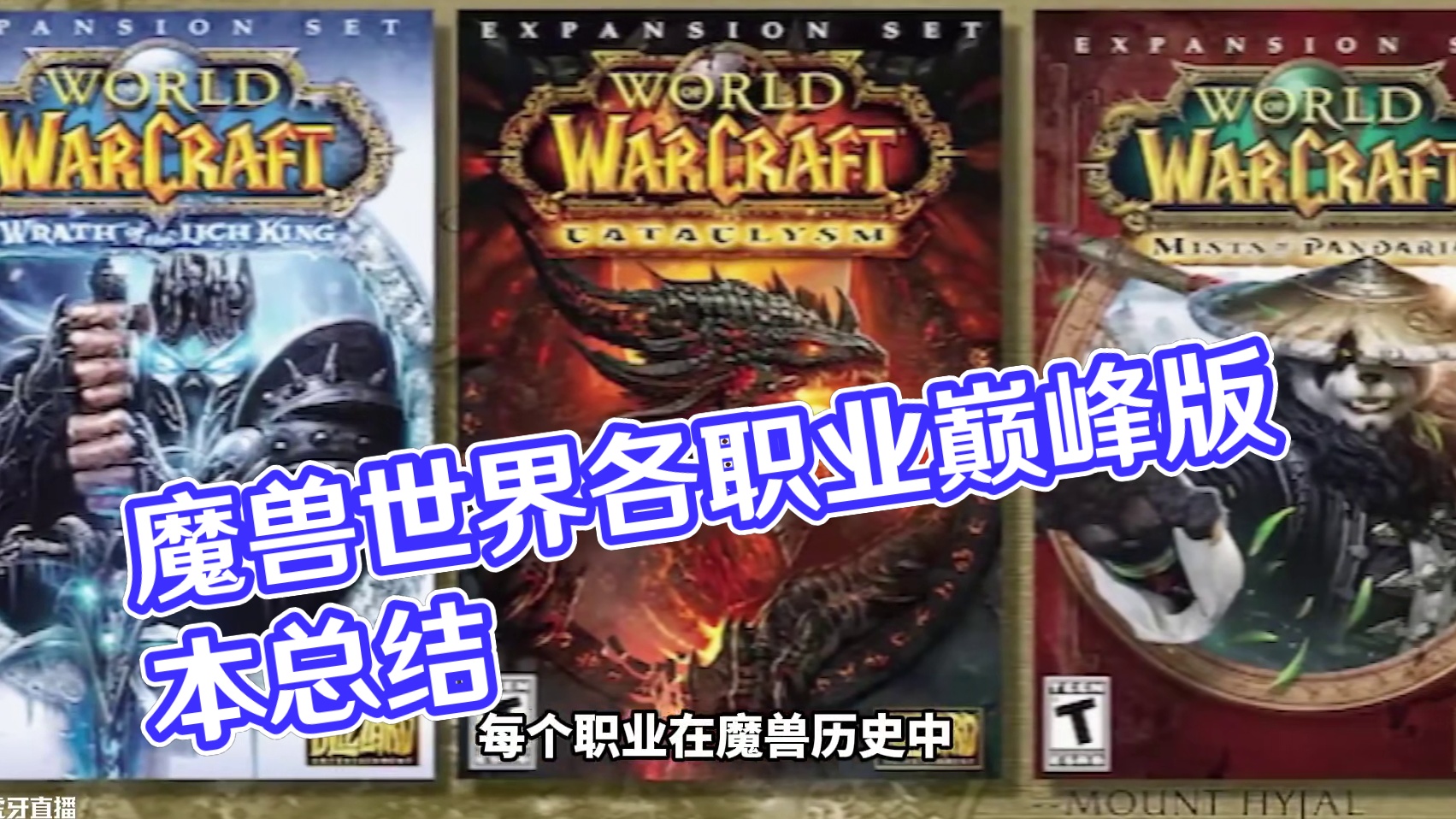 魔兽世界每个职业的巅峰版本 看看你经历过几个？#魔兽世界 #网易大神 #我们比你们多一个世界
