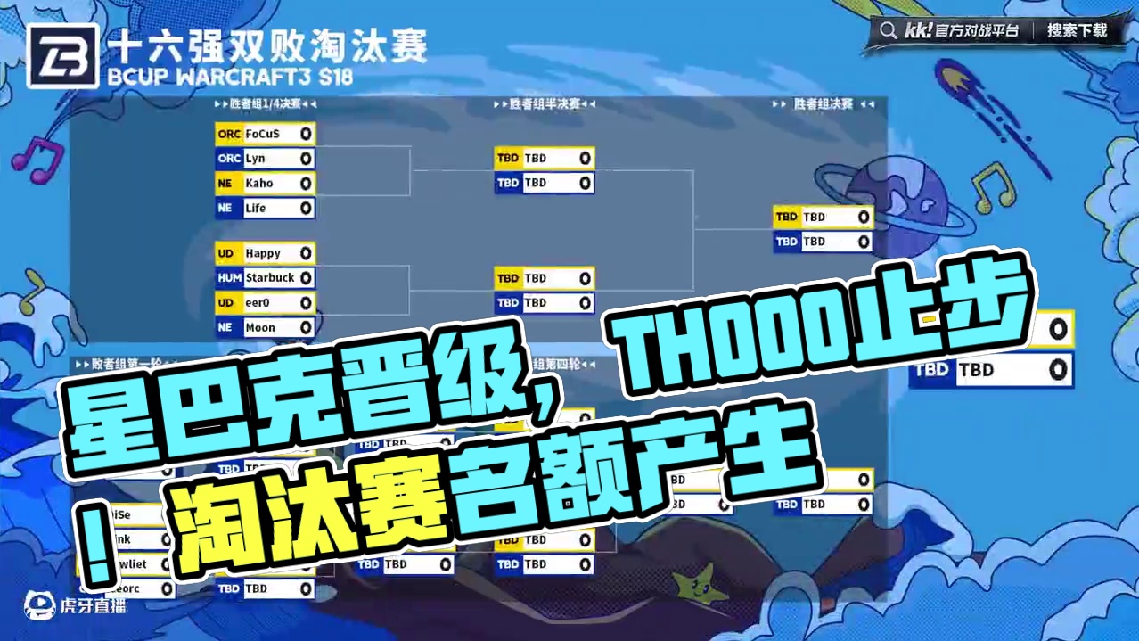 星巴克Soin晋级，TH000止步！ 5月15日B-cup魔兽争霸赛第18赛季H组战报！#魔兽争霸3