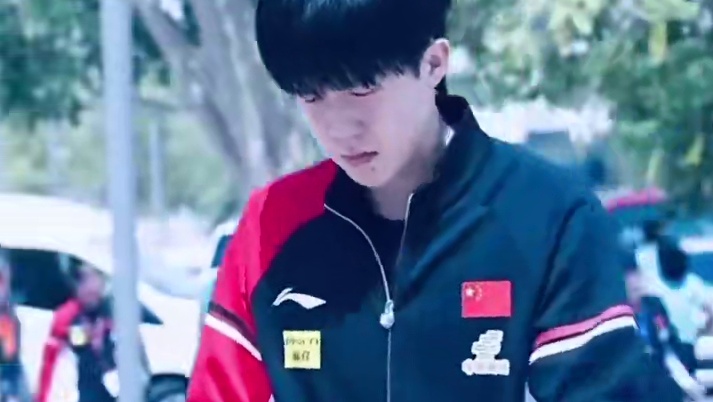 王楚钦上训 #乒乓球 #王楚钦