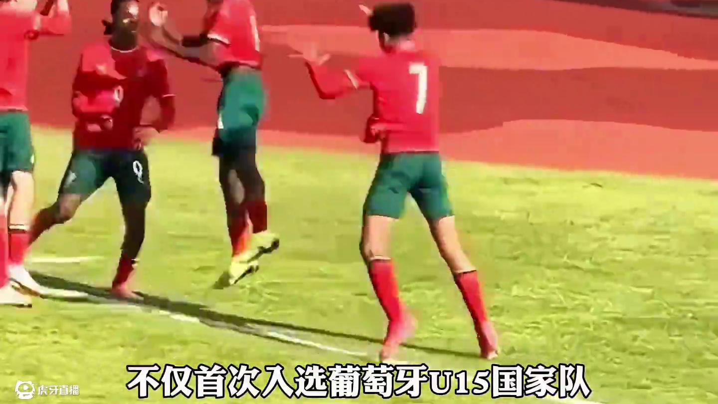 “迷你罗决赛上演梅开二度，C罗距离父子同台已经越来越近”#c罗 #迷你罗