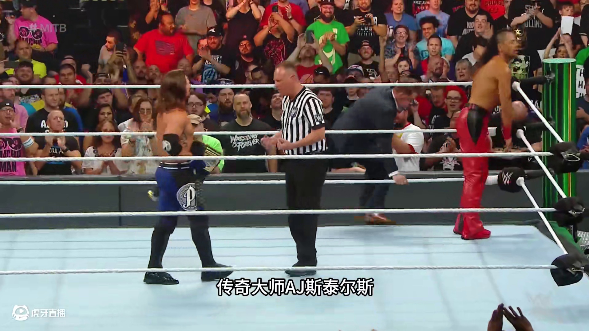 中邑真辅挑战斯泰尔斯，两位传奇高手的对决，老中医稳步发挥 #传奇大师 #中邑真辅