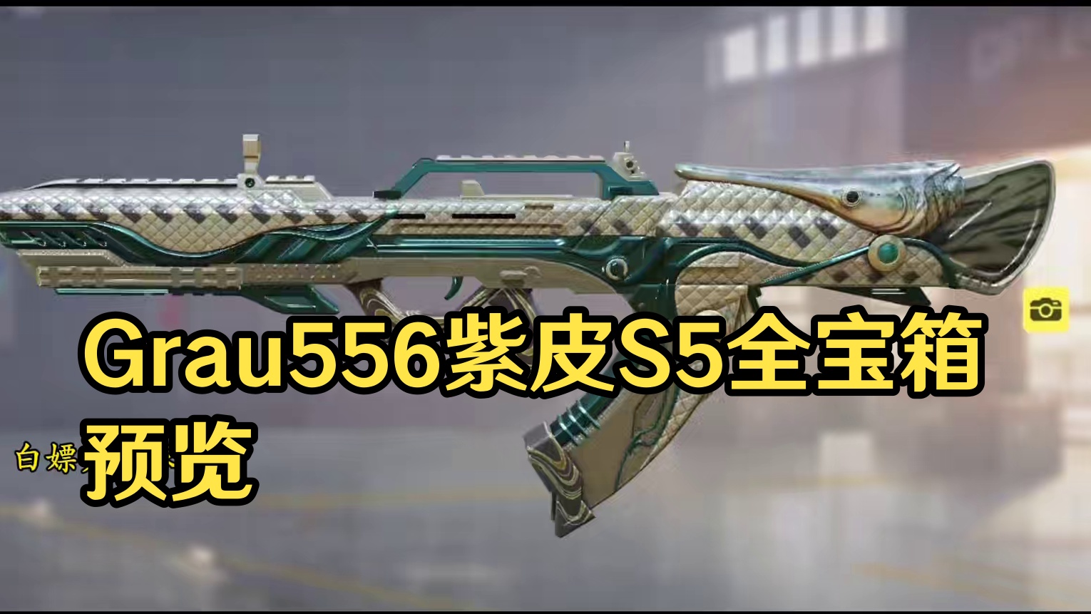 Grau556新二次元紫皮！S5全宝箱预览！#使命召唤手游