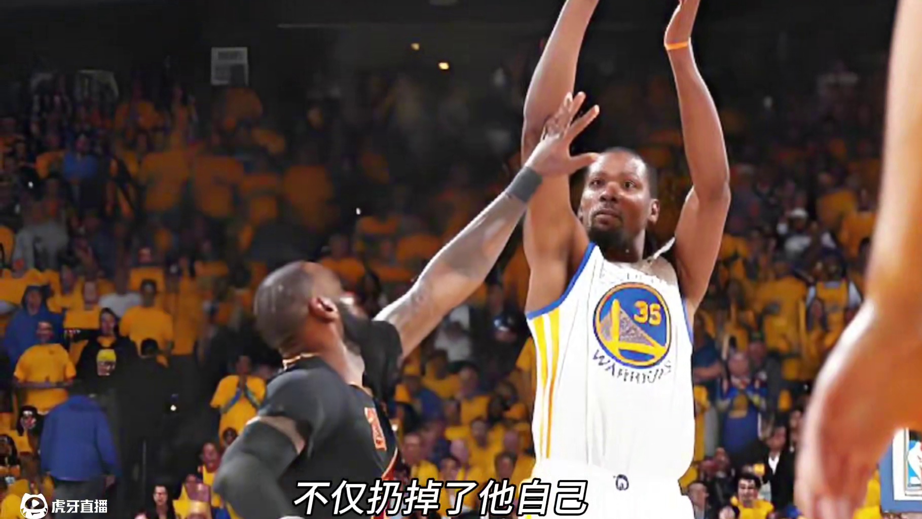 勇士季后赛16胜1负创造历史，杜兰特关键三分迎射詹姆斯，库里错失总决赛mvp#库里
