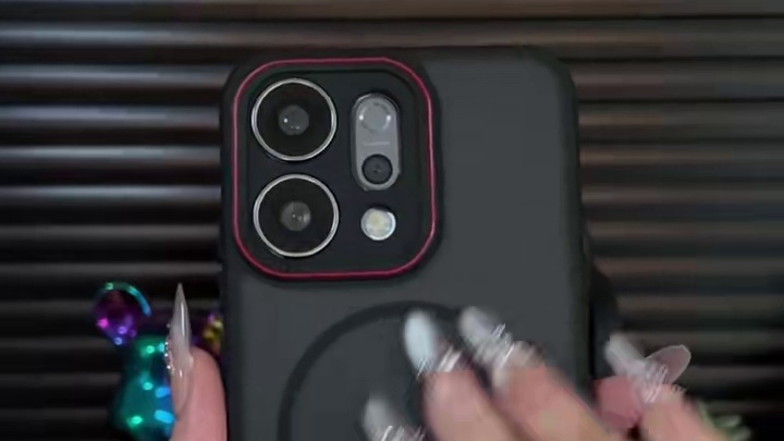 OPPOreno14pro徕卡镜头设计磁吸手机壳，亚克力防摔 #opporeno14手机壳#oppo