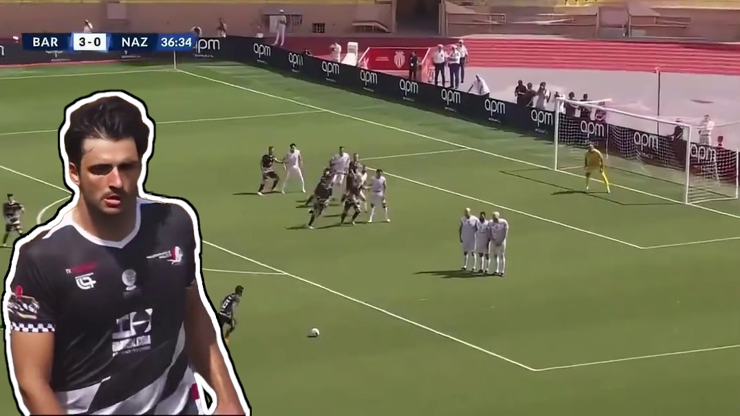 塞恩斯任意球打门 塞恩斯主罚任意球，纳托跟进补射破门～u1s1，55的这脚打门质量还是挺高的嘛～#卡