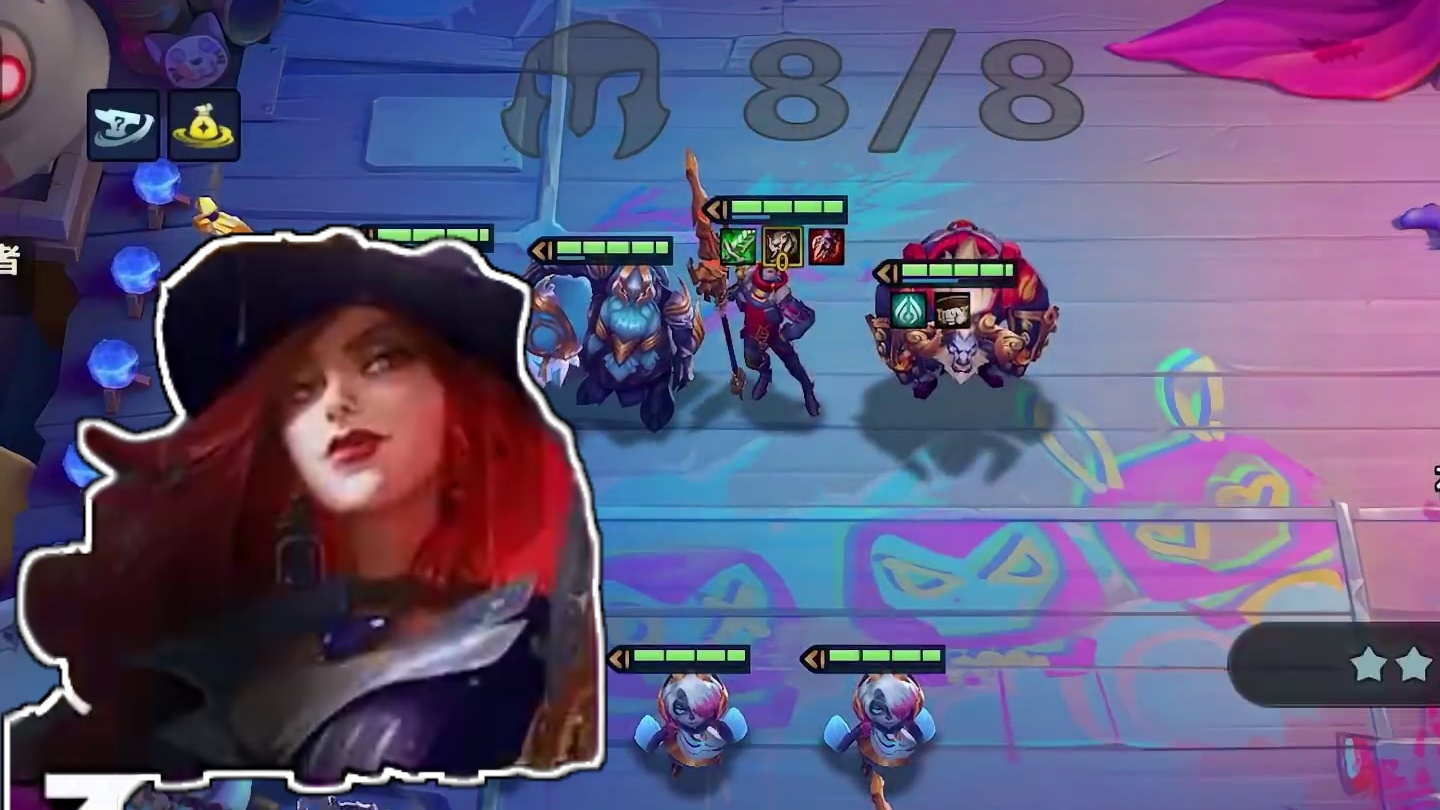 大虫子：给我登顶去！#金铲铲之战 #金铲铲赛博城市恭喜发财