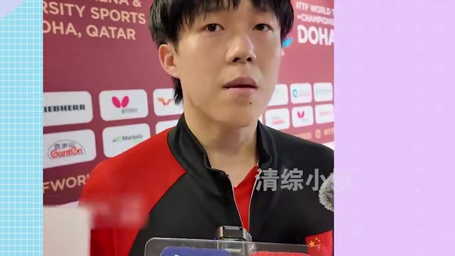 接连两次球拍受损，怀疑王楚钦被资本做局了！ #王楚钦 #国乒 #多哈世乒赛 #乒乓球
