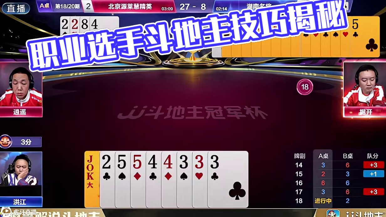 职业选手私藏斗地主技巧！掘开这波细节拉满了