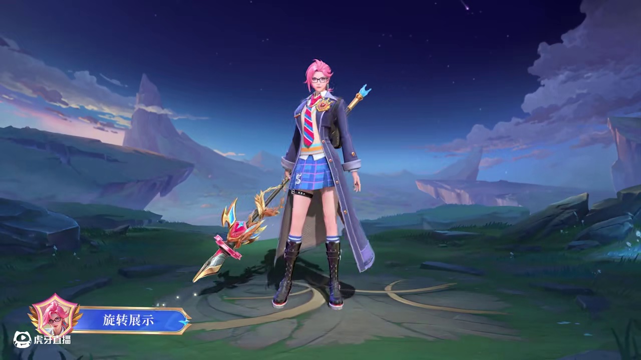 【新皮肤展示】希雅全新皮肤「学院英姿」免费送！——解不出繁杂且令人头痛的数学题？没关系！让永远保持着