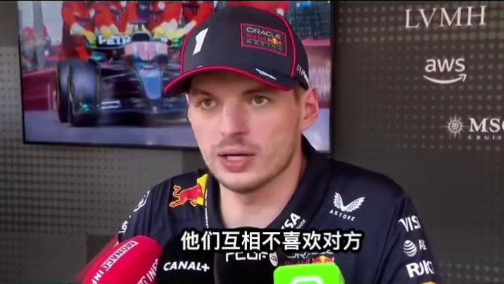 维斯塔潘再爆金句 维斯塔潘排位赛因被汉密尔顿阻挡成绩不佳，赛后上演经典潘氏幽默：很不幸，我们的车和摩