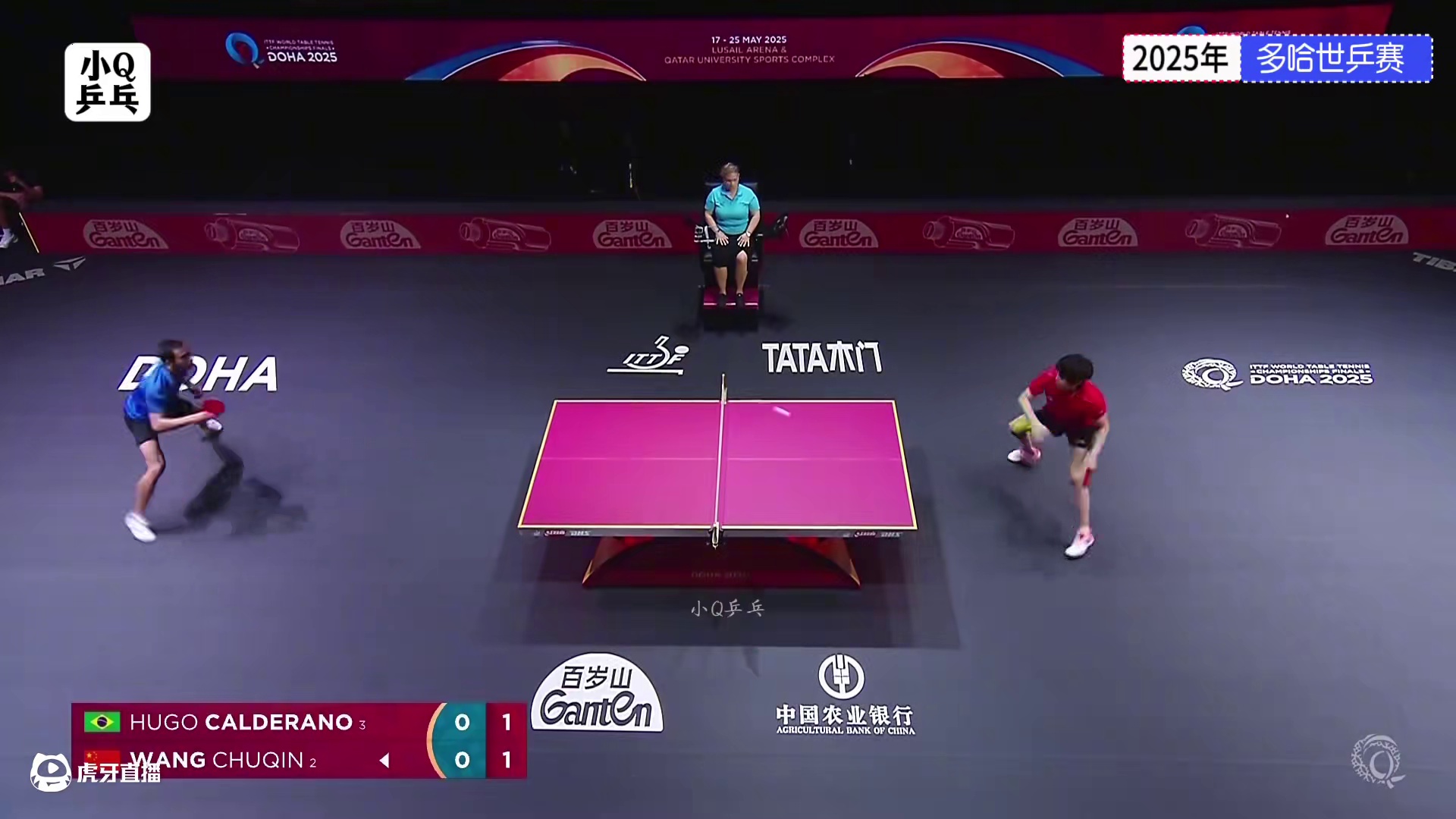 王楚钦VS雨果（2025年多哈世乒赛·男单决赛）
