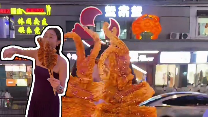 中山路10块出头的轰炸大鱿鱼！南昌吃到了！酥脆的像薯片一样 #轰炸大鱿鱼 #南昌小吃 #南昌中山路天