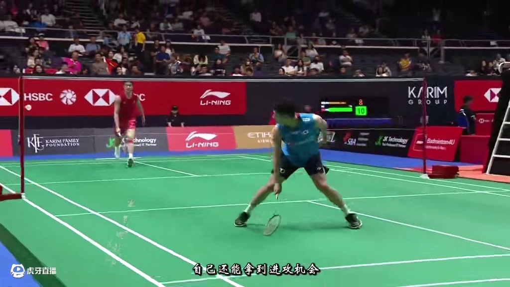 顺风逆风两套战术！李诗沣轻松压制渡边航贵！ 第一局师傅处在逆风位，可以大胆的控球，渡想提速去抢点，去