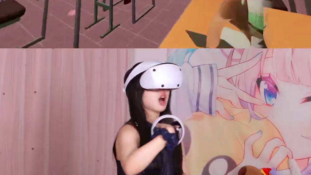 这位老师十分脚滑#游戏 ##vr