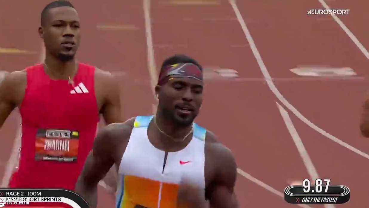 径赛大满贯费城站-短跑项群，功夫肯尼9.86（＋0.8）刷新PB＋追平今年世界最好成绩！继续连胜！#