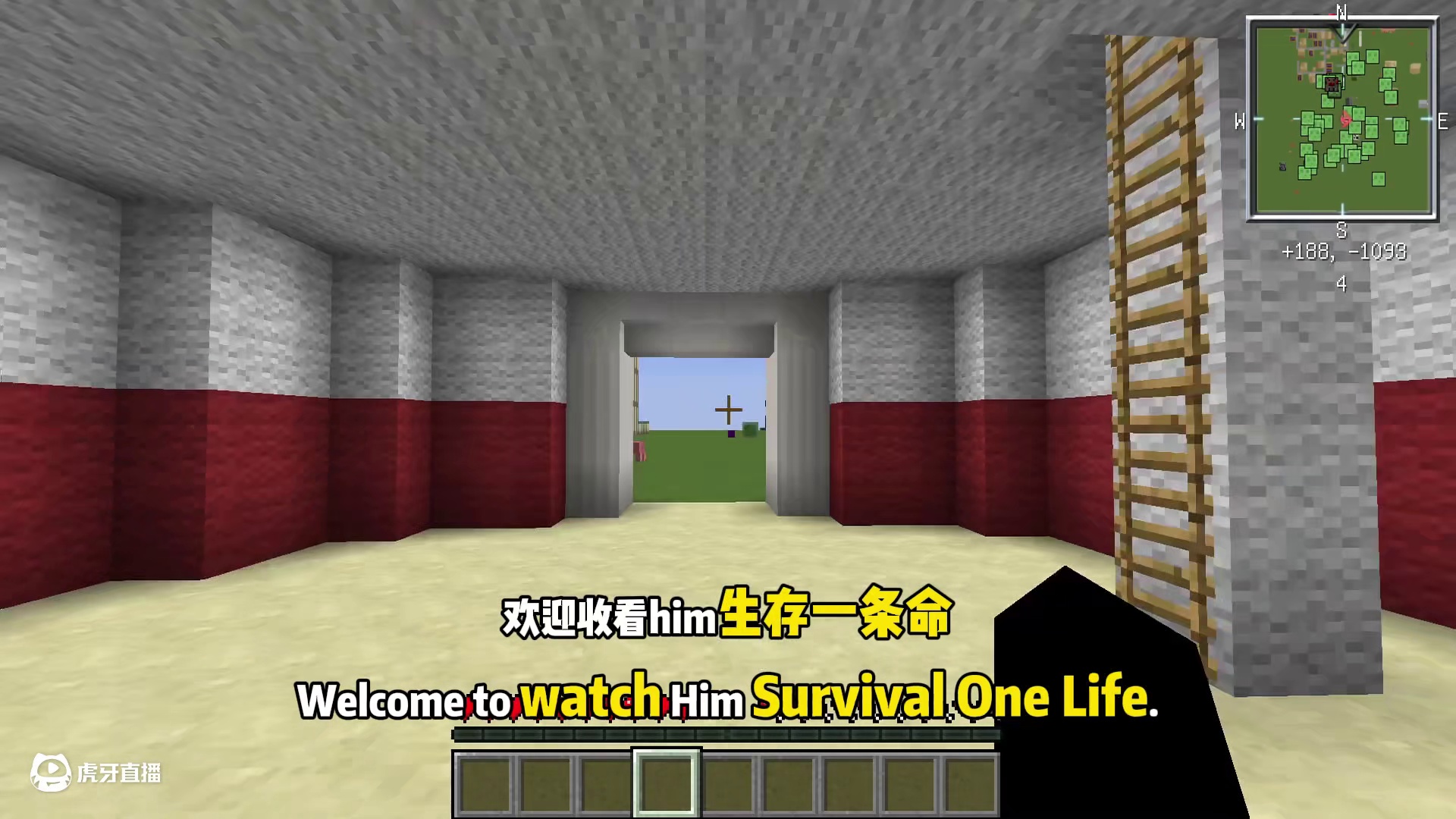 超平坦HIM生存，一口气看完 #叶枫的日常 #我的世界 #幸运方块