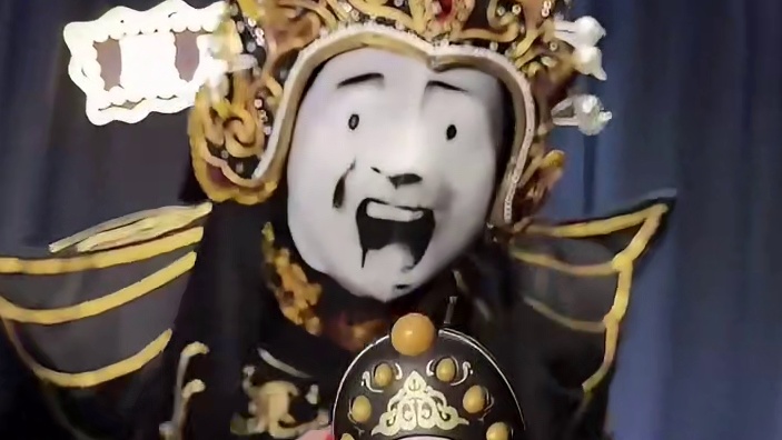 非遗变脸好歹让人传下来了！！