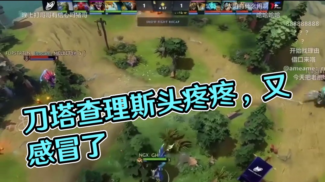 刀塔查理斯，头疼疼的，有点影响状态啊