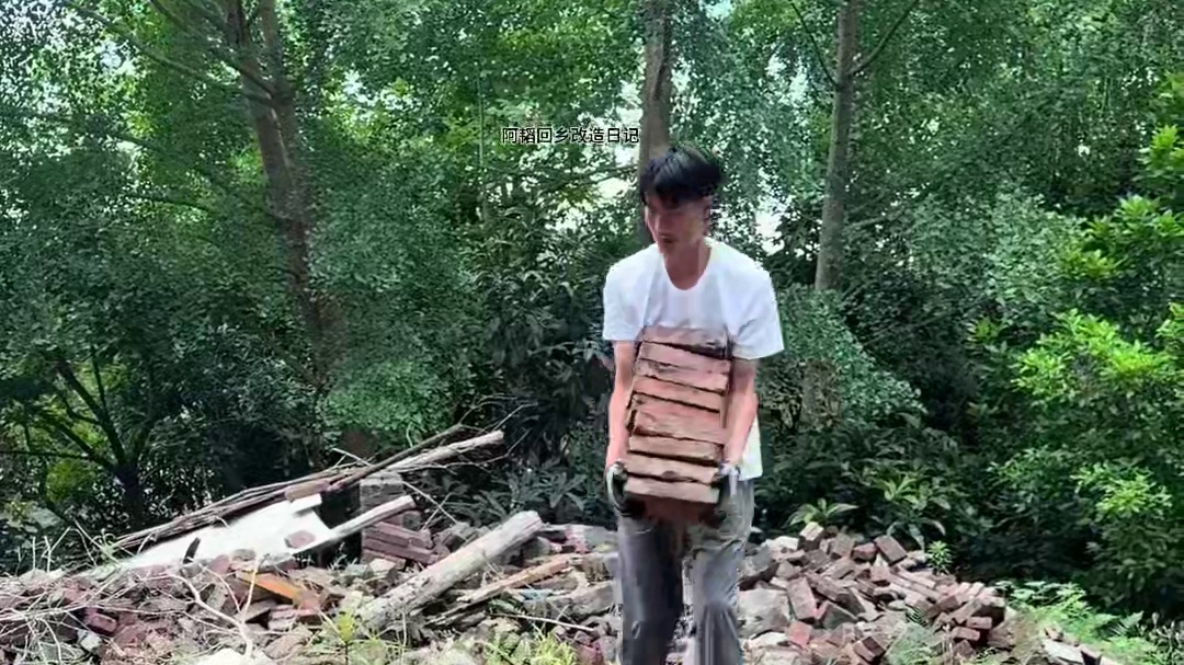 就地取材在崖壁边沿复刻了个万物皆可烤的窑炉#荒野建造 #我的乡村生活 #窑炉 #雨虹聚脲美缝剂 #东