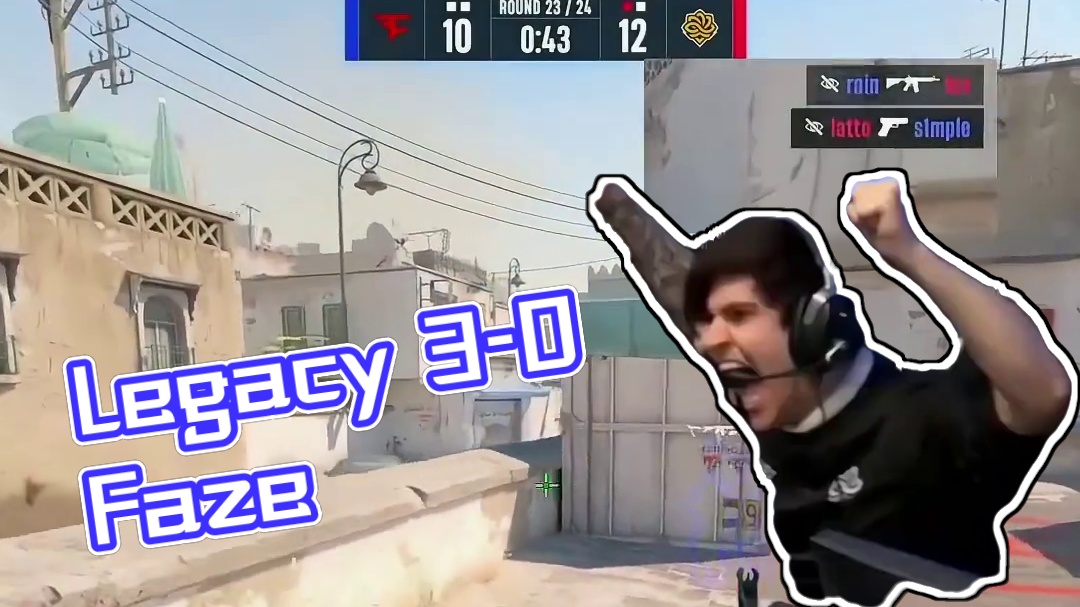 Legacy爆冷战胜Faze成功3-0晋级 #cs2 #s1mple #奥斯汀major #大主播冬