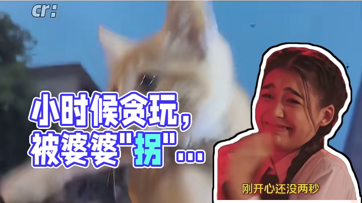 难怪妈妈说我小时候贪玩，容易被老婆婆拐