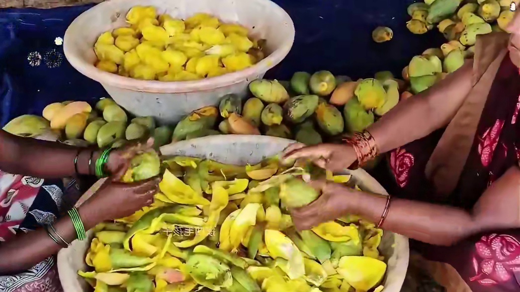 万万不敢相信芒果干居然是这样制作的！#芒果干 #芒果 #零食