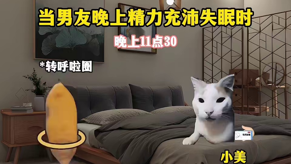 当男友晚上精力充沛失眠时 #情侣 #内容过于真实 #搞笑
