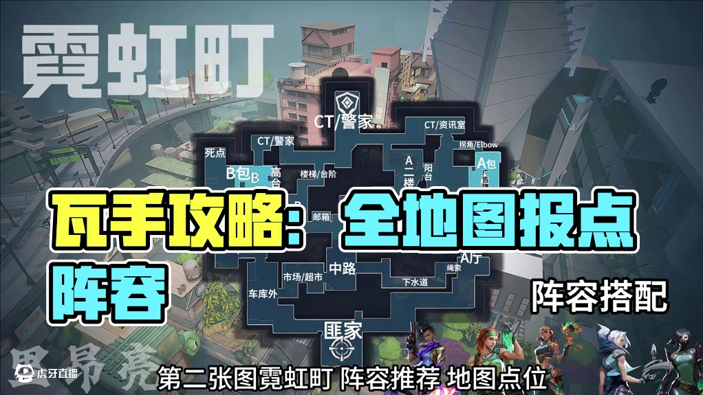 瓦手全地图报点与阵容搭配 #无畏契约手游 #无畏契约手游正式开测 #瓦手攻略 #无畏契约手游创作激励