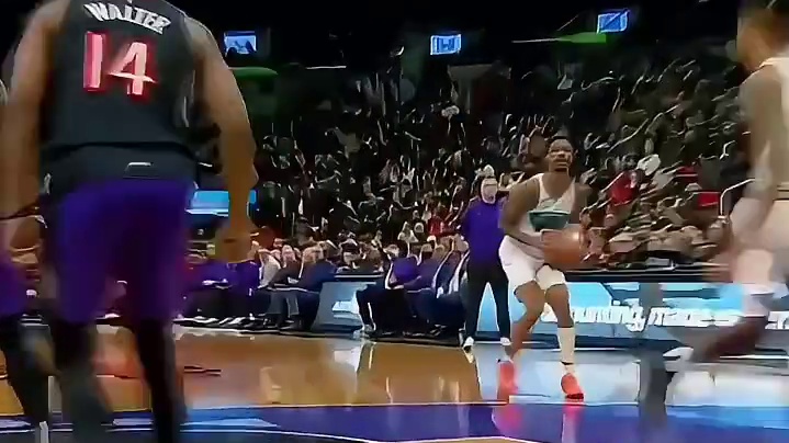 莫兰特对阵猛龙精彩集锦