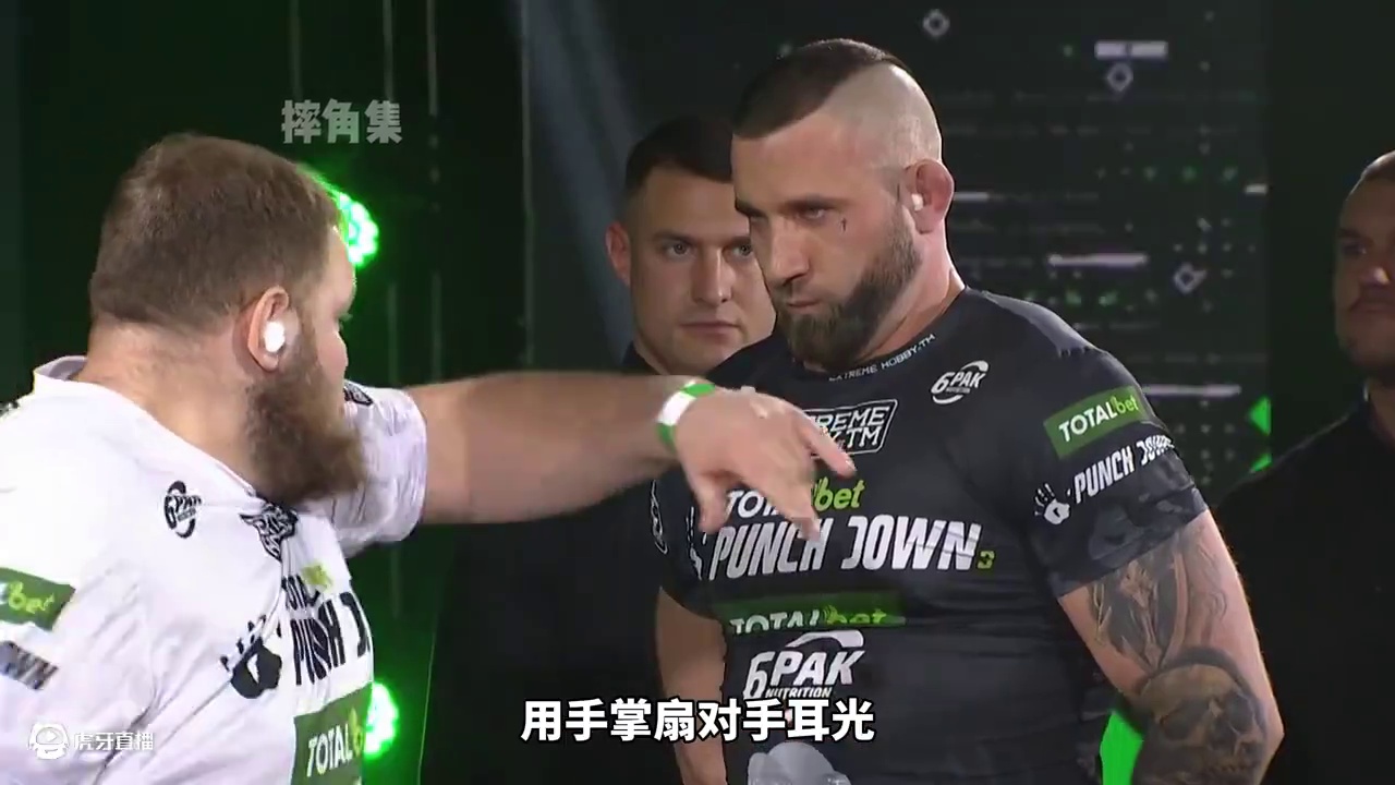 能将西瓜拍碎的巴掌有多强？看看耳光大赛就知道了！ #耳光 #格斗 #扇耳光大赛