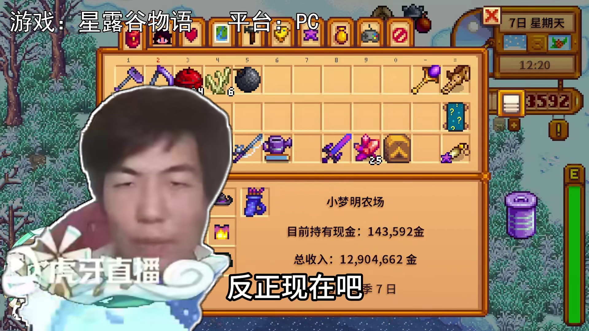 【星露谷物语】砍树，开始清理农场！