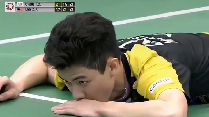 体能与演技的结合？？#羽毛球精彩片段 #李梓嘉#周天成